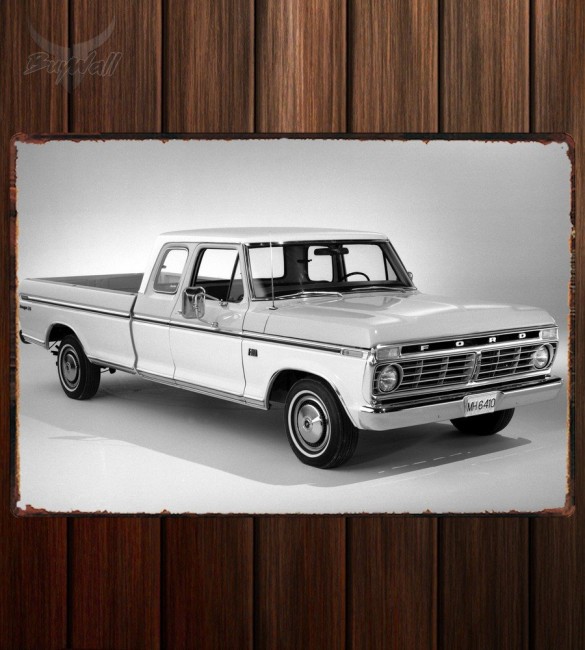 Металлическая табличка Ford F-100 Ranger XLT Super Cab Металлическая табличка Ford F-100 Ranger XLT Super Cab
